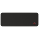 Rampage egérpad - pulsar l (300x700x3mm gaming mouse pad, fekete)