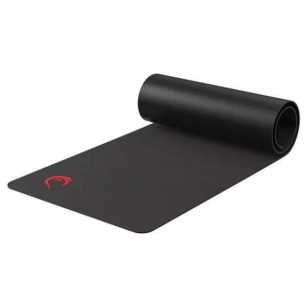 Rampage egérpad - pulsar l (300x700x3mm gaming mouse pad, fekete)
