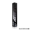 Sharkoon egérpad - skiller sgp30 xxl hex (900 x 400 x, 2,4 mm; varrott szélek; fekete)