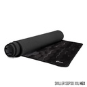 Sharkoon egérpad - skiller sgp30 xxl hex (900 x 400 x, 2,4 mm; varrott szélek; fekete)