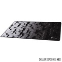 Sharkoon egérpad - skiller sgp30 xxl hex (900 x 400 x, 2,4 mm; varrott szélek; fekete)