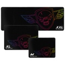 Spirit of gamer egérpad - darkskull mouse pad - m (330 x 240 x 3mm; varrott szélek; fekete)
