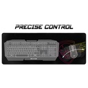Spirit of gamer egérpad - darkskull mouse pad - ultra king size (800 x 300 x 5mm; varrott szélek; fekete)