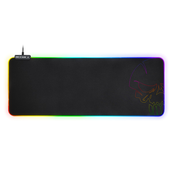 Spirit of gamer egérpad - rgb large (rgb háttérvilágítás, 800 x 300 x 4mm; fekete)