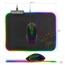Spirit of gamer egérpad - rgb medium (rgb háttérvilágítás, 350 x 255 x 3mm; fekete)