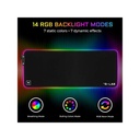 The g-lab egérpad - pa rubidium (800x300x3mm; fekete, extra usb, vízálló, rgb led)