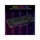 The g-lab egérpad - pa rubidium (800x300x3mm; fekete, extra usb, vízálló, rgb led)