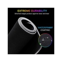 The g-lab egérpad - pa rubidium (800x300x3mm; fekete, extra usb, vízálló, rgb led)