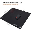 The g-lab egérpad - pad ceasium (450x400x3mm, vízálló, fekete,)