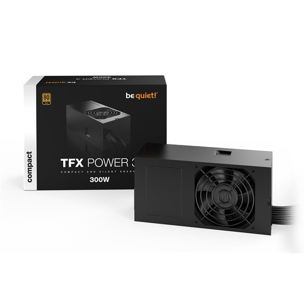 Be quiet! Tápegység 300w - tfx power 3 (80+ gold, fekete)