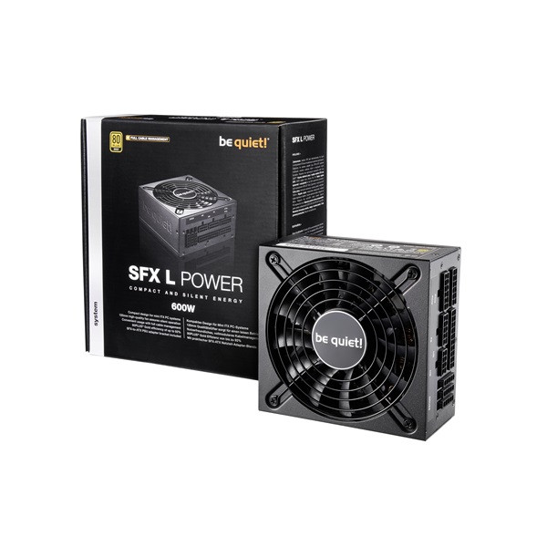 Be quiet! Tápegység 600w - sfx-l power (80+ gold, moduláris, fekete)