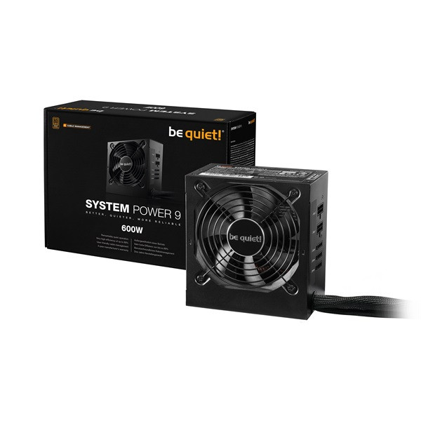 Be quiet! Tápegység 600w - system power 9 cm (80+ bronze, fekete)