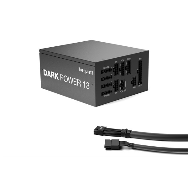 Be quiet! Tápegység 750w - dark power 13 (80+ titanium, atx3.0, moduláris, fekete)