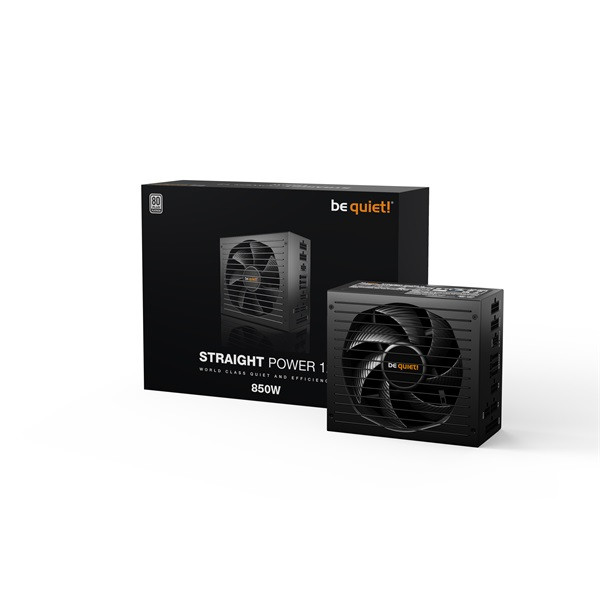 Be quiet! Tápegység 850w - straight power 12 platinum (80+ platinum, atx3.0, moduláris, fekete)