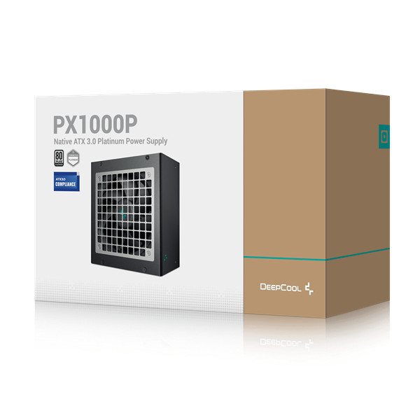 Deepcool tápegység 1000w - px1000-p (80 plus platinum, atx3.0,  aktív pfc, full moduláris, )