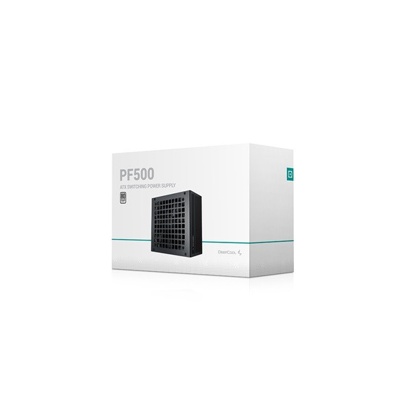 Deepcool tápegység 500w - pf500 (80 plus, aktív pfc, 12cm )