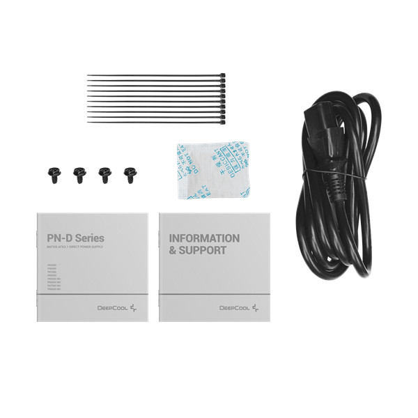 Deepcool tápegység 550w - pn550-d (80 plus gold, atx3.1, pci-e 5.1, aktív pfc, 12cm)
