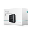 Deepcool tápegység 650w - pf650 (80 plus, aktív pfc, 12cm )
