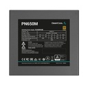 Deepcool tápegység 650w - pn650-m (80 plus gold, atx3.1, pci-e 5.1, aktív pfc, full moduláris, 12cm)