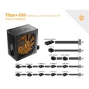 Njoy tápegység 650w - titan+ 650 (80 plus bronze, aktív pfc, 12cm)