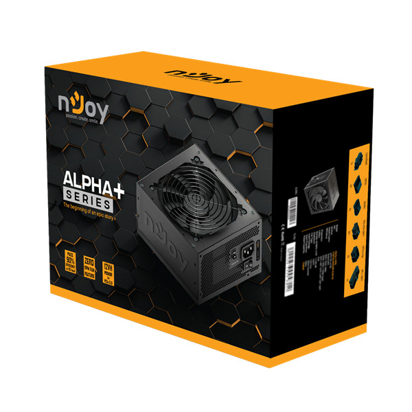Njoy tápegység 850w - alpha+ 850 (80 plus gold, moduláris, aktív pfc, 12cm)
