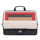 Notebook táska, 15,6", vezeték nélküli egérrel, RIVACASE "Anvik 7916", fekete