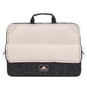 Notebook táska, 15,6", vezeték nélküli egérrel, RIVACASE "Anvik 7916", fekete