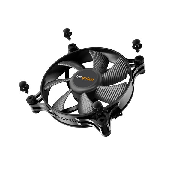 Be quiet! Cooler 12cm - shadow wings 2 120mm pwm (1100rpm, 15,9db, fekete)