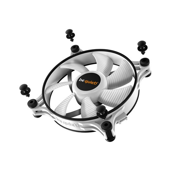 Be quiet! Cooler 12cm - shadow wings 2 120mm pwm white (1100rpm, 15,9db, fehér)