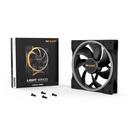 Be quiet! Cooler 14cm - light wings 140mm pwm (rgb, 1500rpm, 23,3db, fekete)