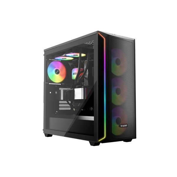 Be quiet! Cooler 14cm - light wings lx 140mm pwm high-speed (rgb, 1800rpm, 30,5db, fekete)