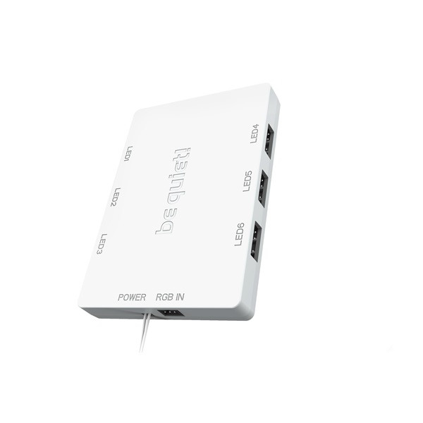 Be quiet! Cooler 14cm - light wings white 140mm pwm triple pack (rgb, 2200rpm, 31db, fehér)