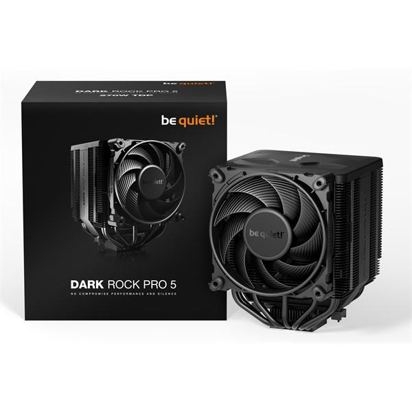 Be quiet! Cpu cooler - dark rock pro 5 (amd: am4/am5; intel: 1700/1200/1150/1151/1155)