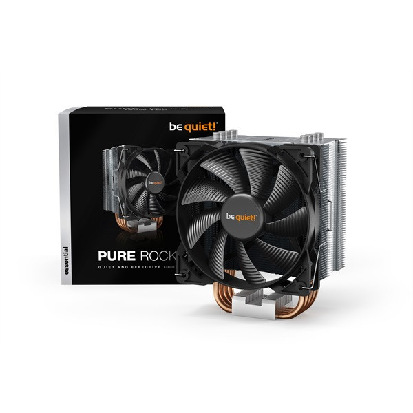 Be quiet! Cpu cooler - pure rock 2 (amd: am4/am5; intel: 1700/1200/2066/1150/1151/1155/2011)
