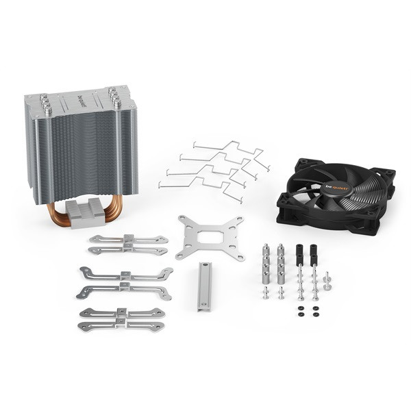 Be quiet! Cpu cooler - pure rock 2 (amd: am4/am5; intel: 1700/1200/2066/1150/1151/1155/2011)