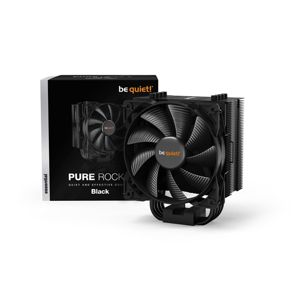 Be quiet! Cpu cooler - pure rock 2 black (amd: am4/am5; intel: 1700/1200/2066/1150/1151/1155/2011)
