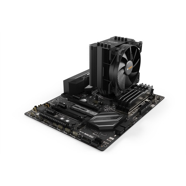 Be quiet! Cpu cooler - pure rock 2 black (amd: am4/am5; intel: 1700/1200/2066/1150/1151/1155/2011)
