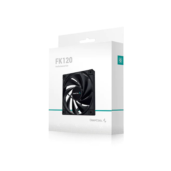 Deepcool cooler 12cm - fk120  (28db; max. 117,21 m3/h; 4pin csatlakozó; ház hűtésre,pwm)