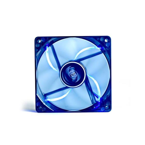 Deepcool cooler 12cm - wind blade 120 (26,6db; max. 91,15 m3/h; 3pin csatlakozó; ház hűtésre, kék led)