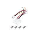 Deepcool cooler 12cm - xfan 120 (26db; max. 75,96 m3/h; 3pin csatlakozó; ház hűtésre)
