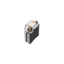 Deepcool cpu cooler - ag200 (30,5 db; max, 62,43 m3/h; 4pin csatlakozó, 2 db heatpipe, 9cm, pwm)