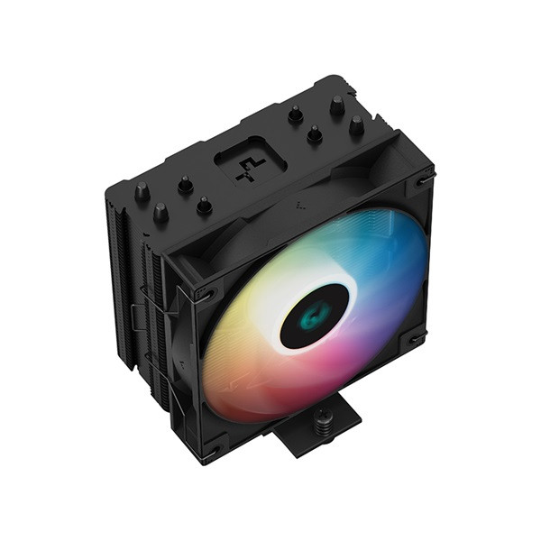 Deepcool cpu cooler - ag400 bk argb (31,6 db; max, 128,93 m3/h; 4pin csatlakozó, 4 db heatpipe, 12cm, pwm)