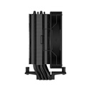 Deepcool cpu cooler - ag400 bk argb (31,6 db; max, 128,93 m3/h; 4pin csatlakozó, 4 db heatpipe, 12cm, pwm)