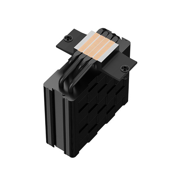 Deepcool cpu cooler - ag400 bk argb (31,6 db; max, 128,93 m3/h; 4pin csatlakozó, 4 db heatpipe, 12cm, pwm)