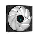 Deepcool cpu cooler - ag400 bk argb (31,6 db; max, 128,93 m3/h; 4pin csatlakozó, 4 db heatpipe, 12cm, pwm)