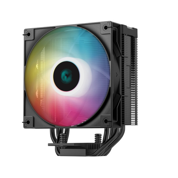 Deepcool cpu cooler - ag400 digital argb (31,6 db; max, 128,93 m3/h; 4pin csatlakozó, 4 db heatpipe, 12cm, pwm, a-rgb)
