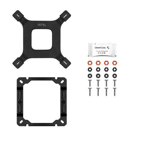 Deepcool cpu cooler - ag400 digital argb (31,6 db; max, 128,93 m3/h; 4pin csatlakozó, 4 db heatpipe, 12cm, pwm, a-rgb)