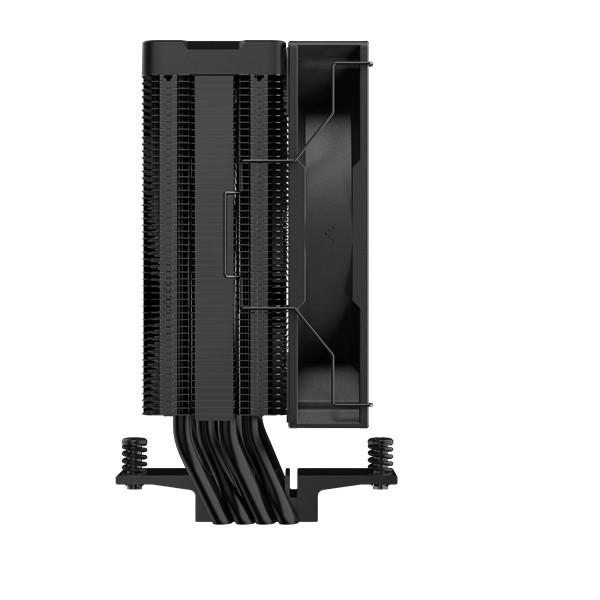Deepcool cpu cooler - ag400 digital argb (31,6 db; max, 128,93 m3/h; 4pin csatlakozó, 4 db heatpipe, 12cm, pwm, a-rgb)