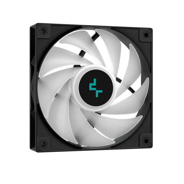 Deepcool cpu cooler - ag400 digital argb (31,6 db; max, 128,93 m3/h; 4pin csatlakozó, 4 db heatpipe, 12cm, pwm, a-rgb)
