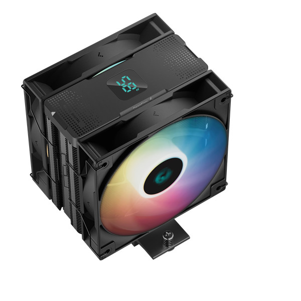 Deepcool cpu cooler - ag400 digital plus (31,6 db; max, 134,03 m3/h; 4pin csatlakozó, 4 db heatpipe, 12cm, pwm)